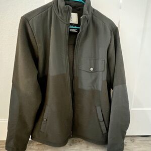 Vuori Dark Green Lightweight Fleece Jacket